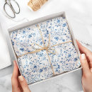 Search for blue toile tissue paper Botanical