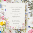 Search for meadow wedding invitations Botanical floral garden party
