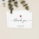 Search for red and black thank you cards Heart