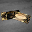 Search for gatsby business cards Black and gold