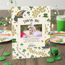 Search for irish thank you cards Four leaf clover