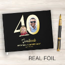 Search for 40th birthday guest books Modern