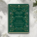 Search for vintage book wedding invitations Floral