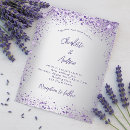 Search for purple and silver invitations Violet