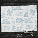 Search for blue toile tissue paper Classic
