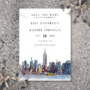 Search for nyc save the dates Watercolor