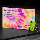 Search for tie dye business cards Modern