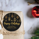 Search for company holiday stickers Elegant