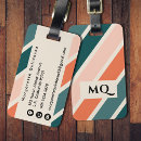 Search for alphabet luggage tags Black