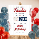 Search for baseball welcome signs First birthday