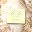 Search for menu for wedding enclosure cards Simple