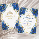 Search for royal blue butterfly invitations Princess tiara crown