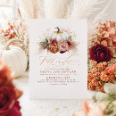Search for fall in love wedding invitations White pumpkin burnt orange
