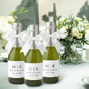 Search for mini wedding wine labels Minimalist
