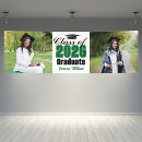 Search for green graduation banners Congratulations