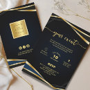 Search for black gold corporate event invitations New business