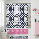 Search for pink and navy shower curtains Pattern