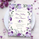 Search for purple butterfly wedding invitations Floral