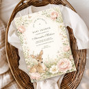 Search for fawn baby shower invitations Blush pink floral