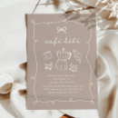 Search for coffee cafe invitations A baby is brewing