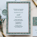 Search for vine wedding invitations Dusty blue