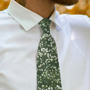 Search for dark olive green ties For him