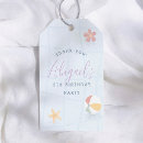 Search for pool party favor tags Purple