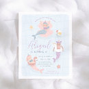 Search for unicorn pool party invitations Under the sea