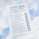 Search for nautical baby shower games Guess who