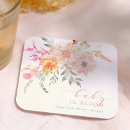 Search for pink coasters Watercolor floral