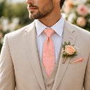 Search for peach wedding ties Groom