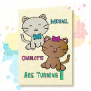 Search for boy twin birthday cards Adorable