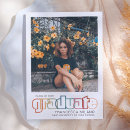 Search for retro graduation announcement cards Hippie