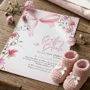 Search for pink and brown baby shower invitations Summer spring winter fall