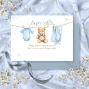 Search for baby shower prize enclosure cards Watercolor