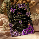 Search for purple butterfly quinceanera invitations Elegant classy
