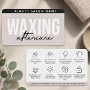 Search for waxing business cards Hair removal