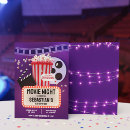 Search for outdoor movie invitations Admit one ticket