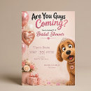 Search for funny bridal shower invitations Pink