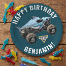 Search for monster jam party supplies Truck birthday design