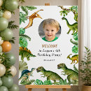 Search for dinosaur welcome signs Kids birthday