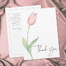 Search for tulips thank you cards Modern elegant
