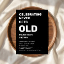 Search for funny 90th birthday invitations Modern