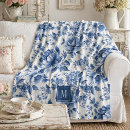 Search for toile blankets Roses