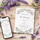 Search for french country wedding invitations Lavender