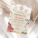 Search for horse 1st birthday invitations Pig