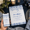 Search for confetti birthday invitations Navy blue
