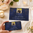 Search for birthday save the dates Navy blue
