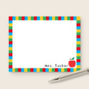 Search for teacher note cards Red apple