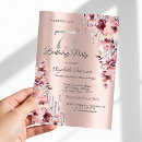 Search for rose 75th birthday invitations Flowers